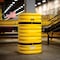 Global Industrial 42H x 24W Column Protector, 12 Column Opening, Yellow 708165YL - alternate 3